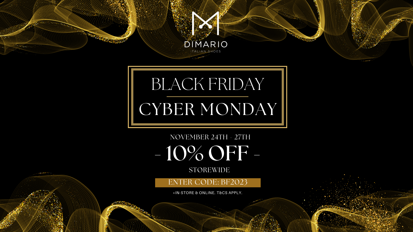 Black Friday - Cyber Monday: 10% Off Storewide