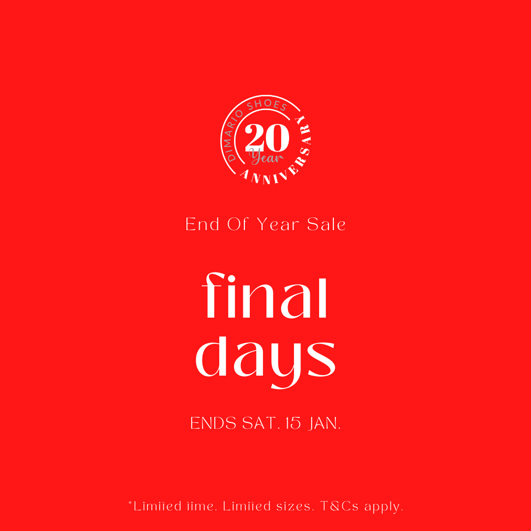 END OF YEAR SALE! ENDS SAT. 15 JAN.