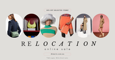 Dimario's Massive Online Relocation Sale with 50% Off Selected Items!