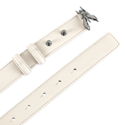 Leather Belt in Beige