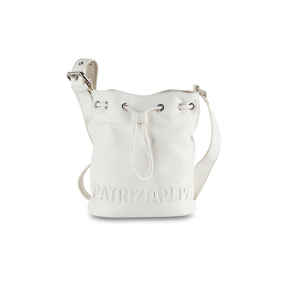 Embossed Logo Bucket Bag