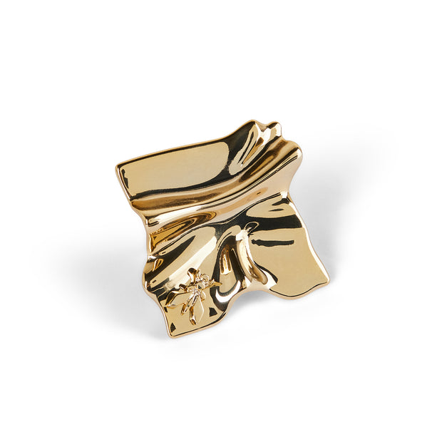 Patrizia Pepe Crinkled Ring