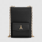 Leather Wallet in Nero