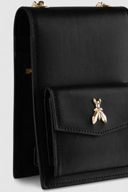 Leather Wallet in Nero