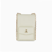 Leather Wallet in Bianco