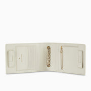 Leather Wallet in Bianco