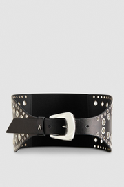 Post-punk style corset belt