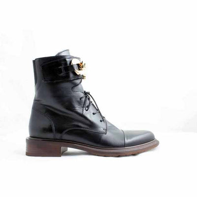Lace-up Calf Boots