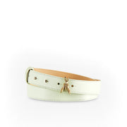 Leather Belt in Mint Green