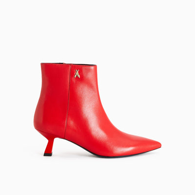 Liscia Ankle Boot in Rosso