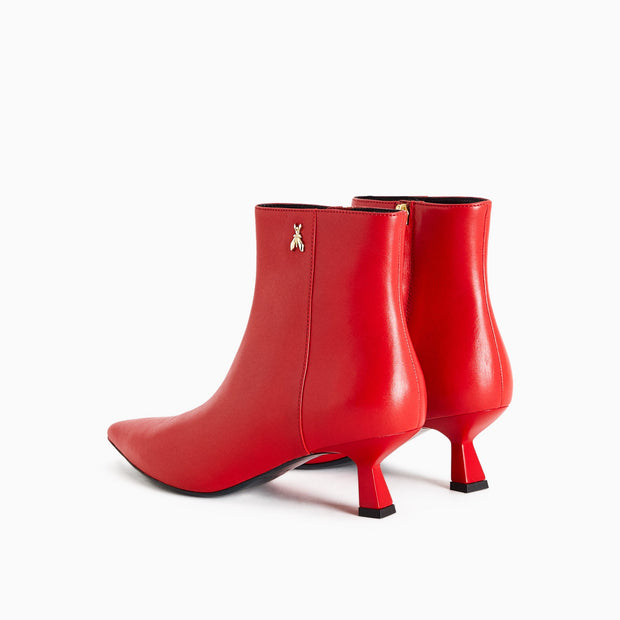 Liscia Ankle Boot in Rosso