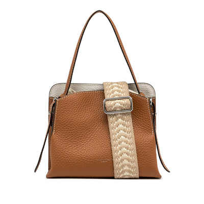 Asia Bag in Caramello-Sabbia