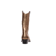 Giorgia Boots in Mettalic Gold