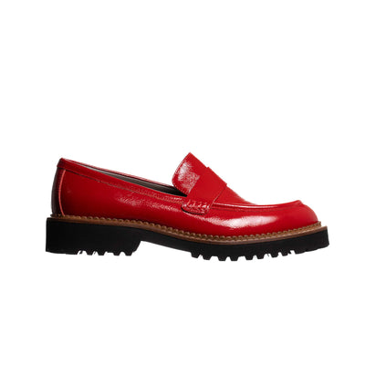 Matilda Loafers in Classic Red