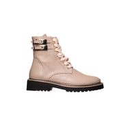 Alba Lace Up Boot in Latte