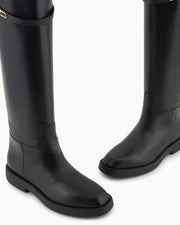 Boots with Logo Strap