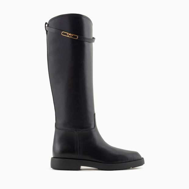 Boots with Logo Strap