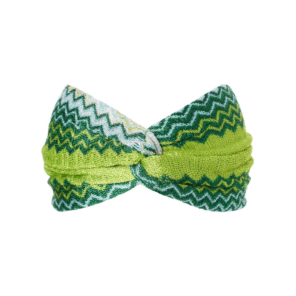 Knit Hair Band in Zucchini