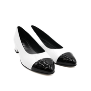 Natalia Pumps in White