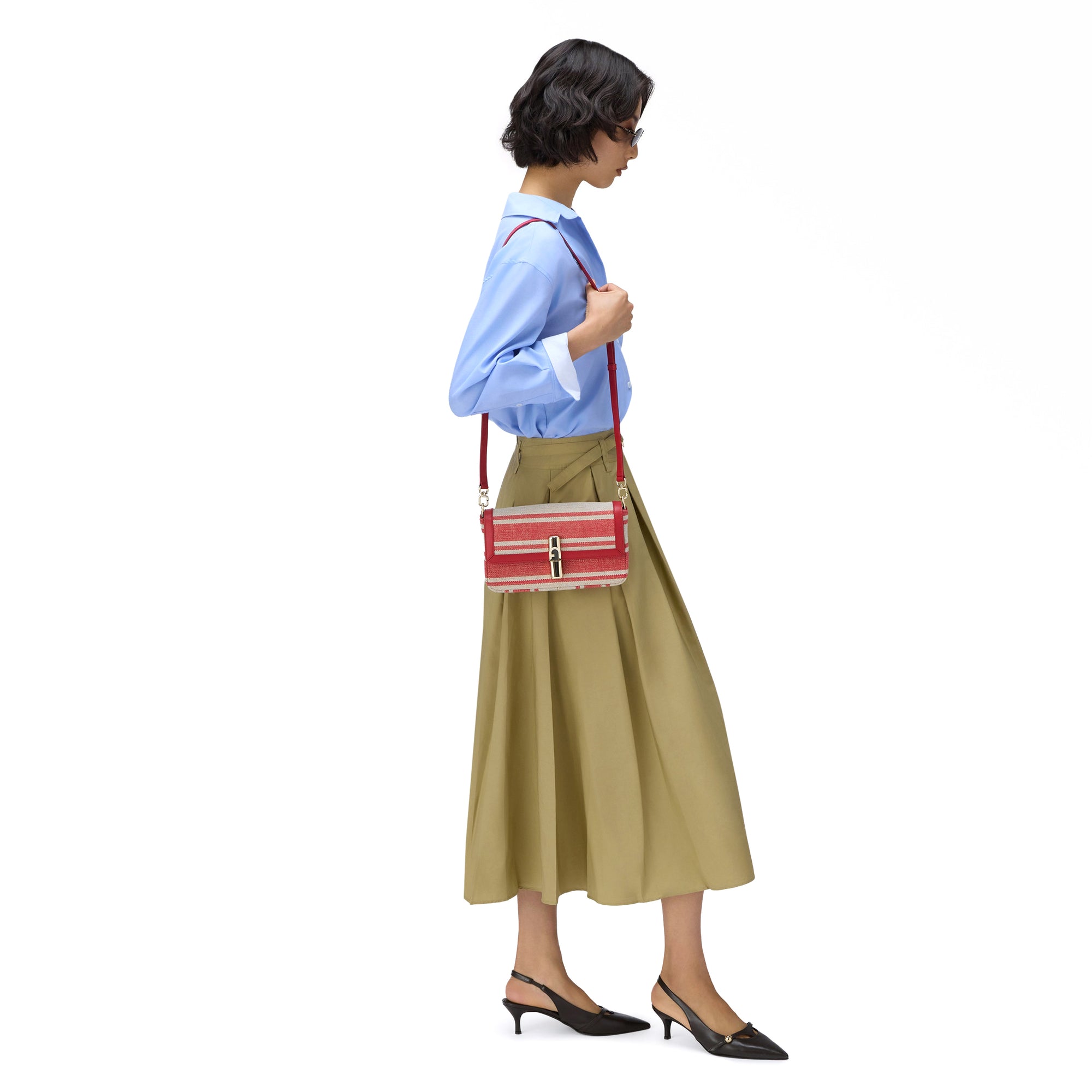 Iride Crossbody In Toni Lacca