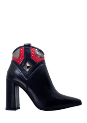 Made in Italy Nappa Pandora Block Heel Ankle Boot - NeroGiardini | Dimario Shoes Perth