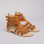 Velour Tabacco Sandals