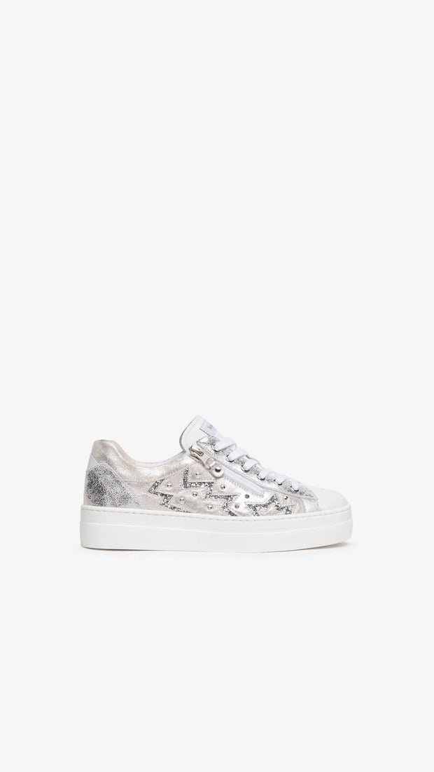 Women’s leather and suede sneakers